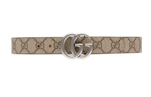 GUCCI Kids Double G Buckle Belt