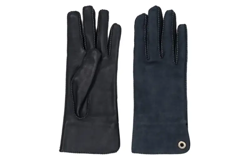 Loro Piana Gloves Women's Navy Blue