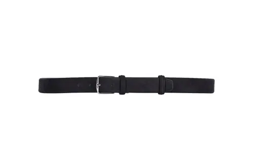 Loro Piana Solid Color Decoration, Pin Buckle Leather Belts Men's Gray 
