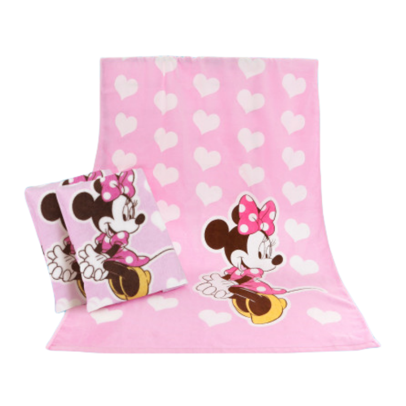 Disney Disney, cotton soft towel, fuchsia children's set