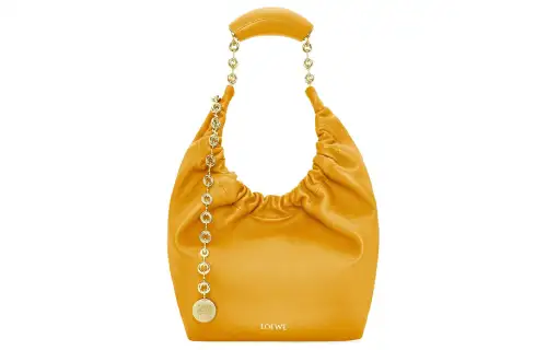 LOEWE Nappa Sheepskin Shoulder Bag, Crossbody Bag, Handbag Small Women's Sunflower