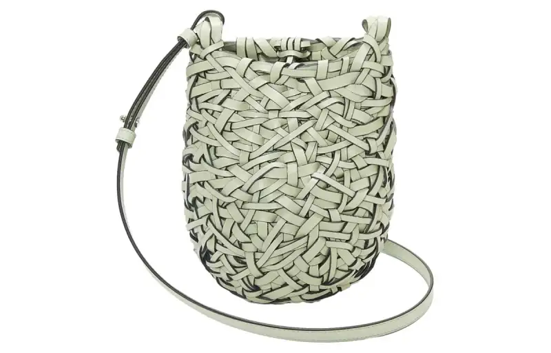 LOEWE Cow Leather Shoulder Bag, Crossbody Bag Small Women's Spring Jade