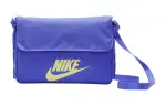 Nike Polyester Messenger Bag, Shoulder Bag, Crossbody Bag Women's Light Cyan & Glow In The Dark Green