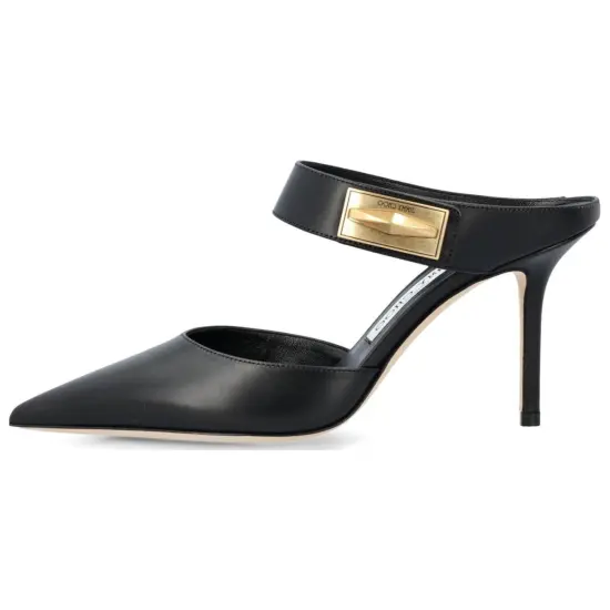 Jimmy Choo Nell 85mm Leather Mules