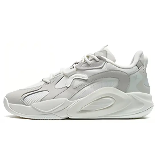 XTEP AG LVL UP 1 Low-Top Casual Shoes Men's White Gray