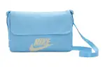 Nike Polyester Messenger Bag, Shoulder Bag, Crossbody Bag Women's Water Bottle Blue & Coconut Milk