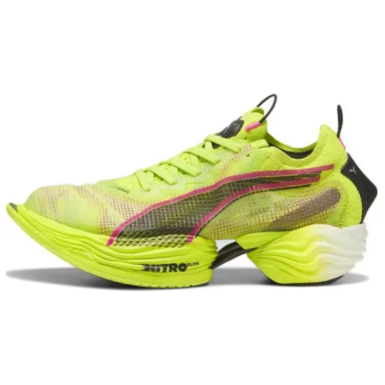 PUMA Men's Fast-R Nitro Elite 2 'Lime Pow Poison Pink'