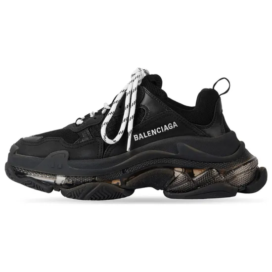 Balenciaga Women's Triple S Sneaker 'Clear Sole - Black'