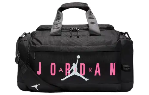 Jordan Polyester Handbag, Shoulder Bag, Crossbody Bag, Travel Bag, Gym Bag Unisex Black