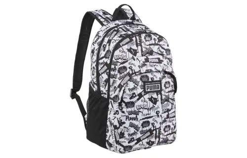 PUMA Fabric Backpack Regular Unisex Black & White