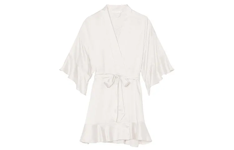 Victoria's Secret Sleep Robe Women's White