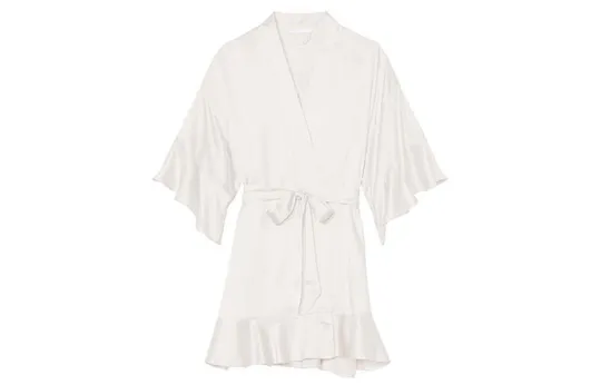 Victoria's Secret Sleep Robe Women's White