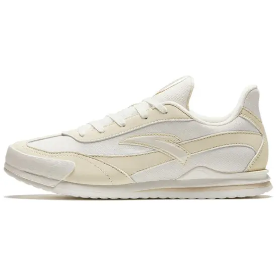 ANTA Casual Shoes Women's Low-Top Ivory White/Light Ecru