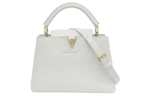 LOUIS VUITTON ArtyCapucines Urs Fischer Bb White