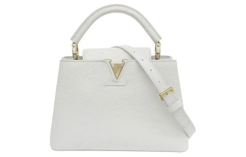 LOUIS VUITTON ArtyCapucines Urs Fischer Bb White