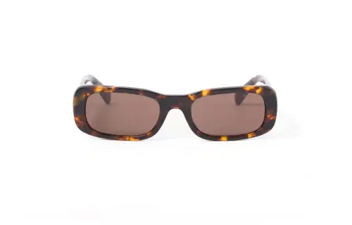 MIU MIU Acetate Rectangular Sunglasses Women's Tortoiseshell