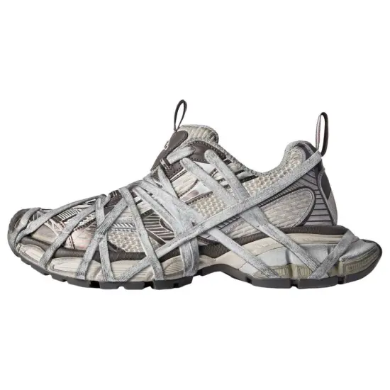 Balenciaga 3XL Extreme Lace Sneaker 'Worn-Out - Brown Grey'