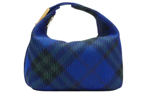 Burberry Polyamide Luggage Bag Handbag Medium Women's Knight Blue