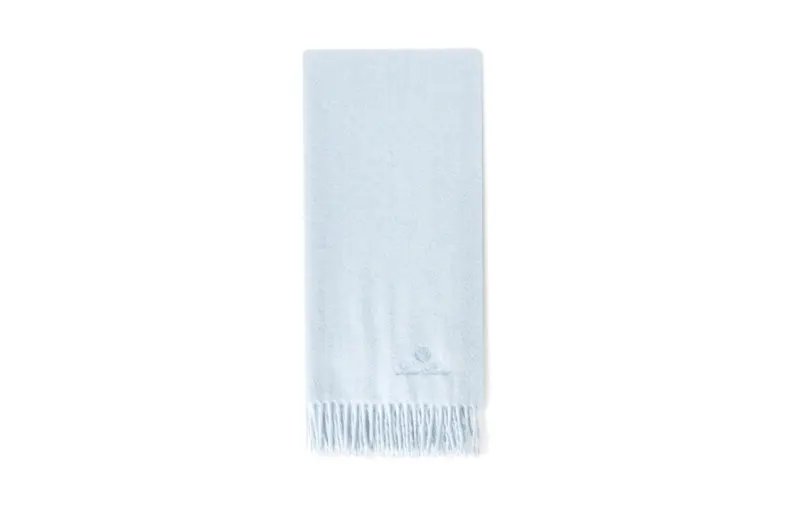 Loro Piana Knit Scarves Women's Light Blue