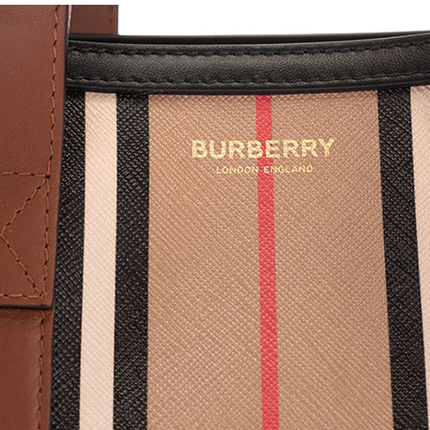 Женская сумка Burberry (коричневая) — фото 4