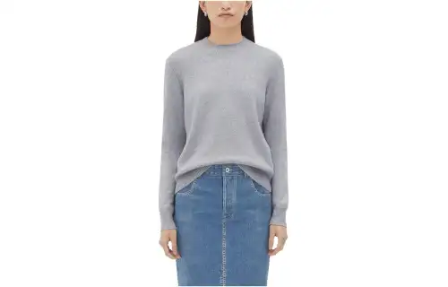 Bottega Veneta Intrecciato Leather Patches Jumper