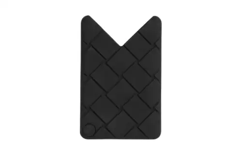Bottega Veneta Silicone Card Holder Men's Black
