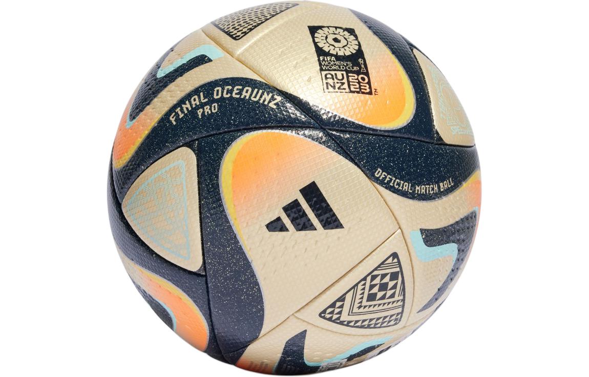 Adidas Size 5 Ball Soccer Ball Pu Seamless Thermal bonding Unisex Black Gold