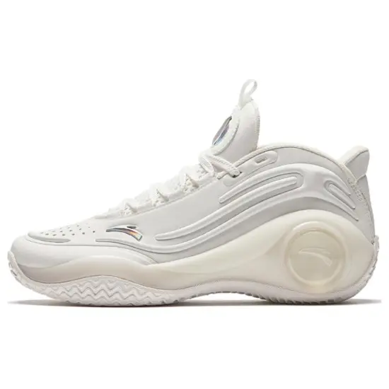 ANTA Cement Bubble 4.0 Basketball Shoes Men Low-Top Beige