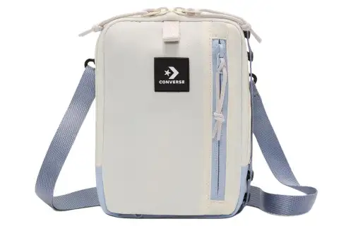 Converse Polyester Shoulder Bag, Crossbody Bag Regular Unisex White