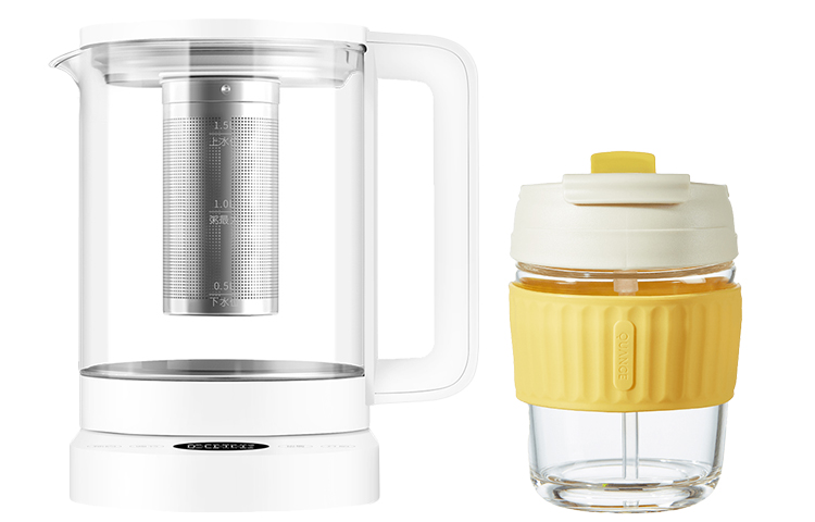Xiaomi Mijia Smart Multi-Function Health Pot Office Small Fully Automatic Multi-Function Glass Pot Household Water Cup - Model MYSH0E1ACM