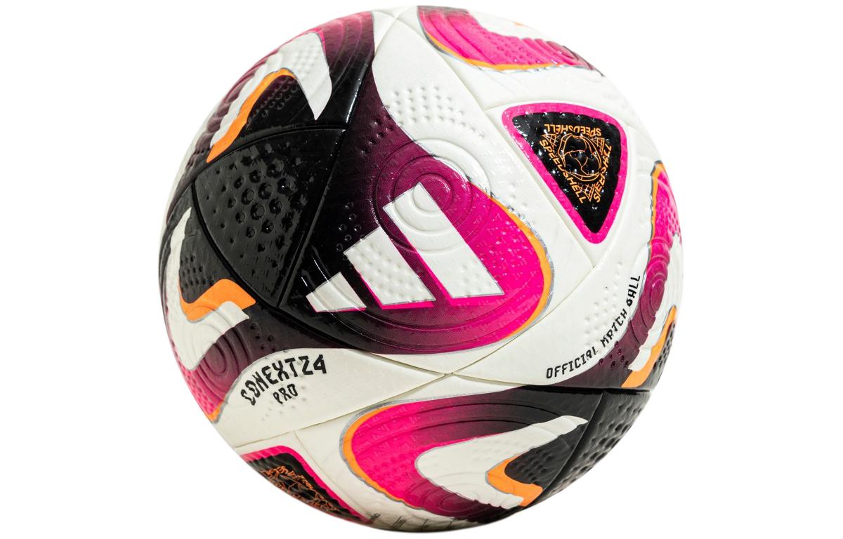 Adidas Size 5 Ball Soccer Ball Pu Seamless Thermal bonding Unisex White Pink Black