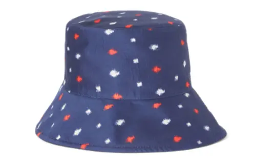 Loro Piana Printed Pattern Wool, Mulberry Silk Bucket Hats Women's Green