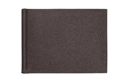 HERMES Epsom Calfskin Wallet Women's Brown