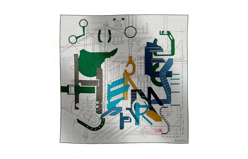 HERMES Scarves Men's Multicolor