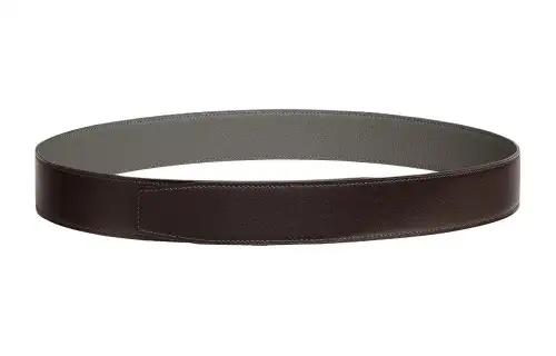 HERMES Togo Calfskin Leather Belts Unisex Width 3.8cm