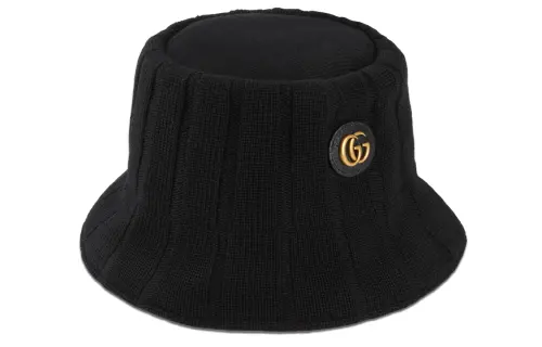 GUCCI Double G Wool Bucket Hat