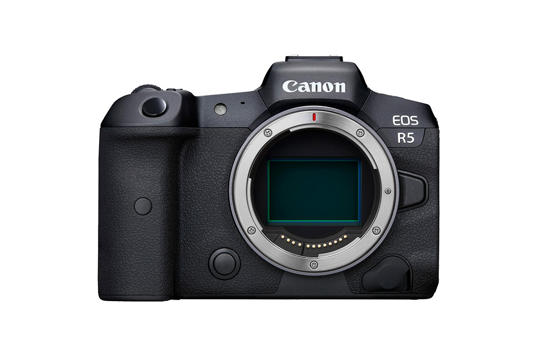 Canon Canon EOS R5 mirrorless camera, full-frame 8K uncropped video, 4K 120fps internal recording, 8-level anti-shake, 20 frames/second continuous shooting, AF II, professional photography flagship