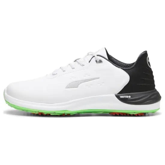 PUMA Phantomcat NITRO Golf Shoes Men Low-Top White Black Green