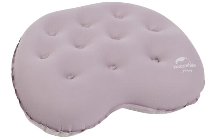NATUREHIKE Inflatable Pillows Camping 30D Stretch Fabric TPU, Poly Pongee Molded Fiber