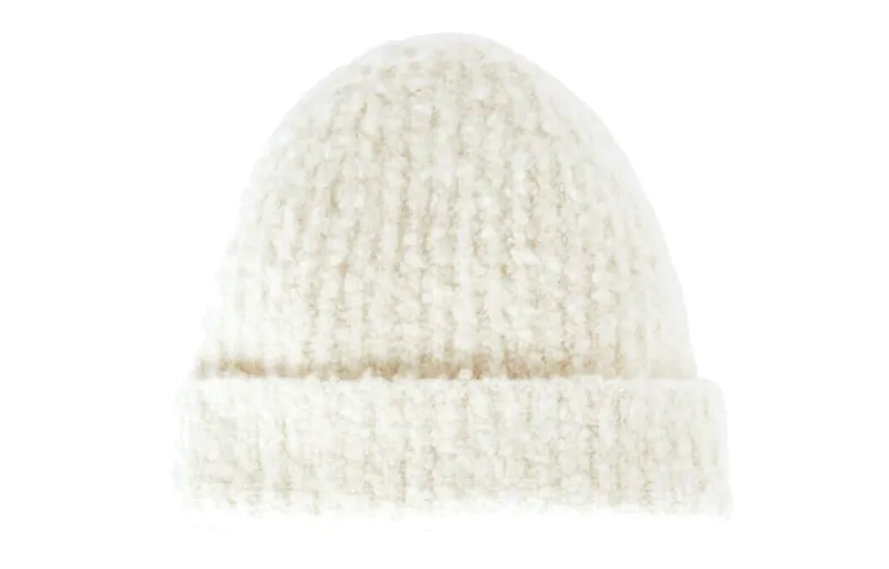 Loro Piana Cashmere, Polyamide, Elastane Beanies Women's Ecru