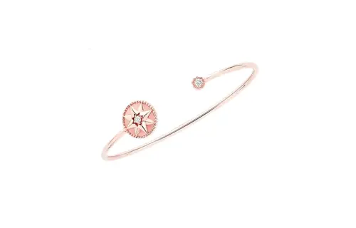DIOR 18K Rose Gold, Diamond, Opal Wristbands Women's Pink