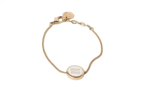 MIU MIU Enamel, Metal Bracelets Women's Gold