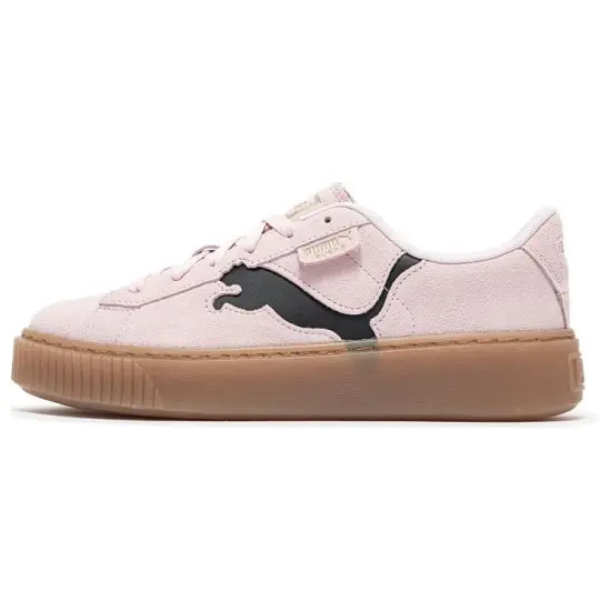 PUMA Suede Platform Shoes 'Pink Black Gum' Women's