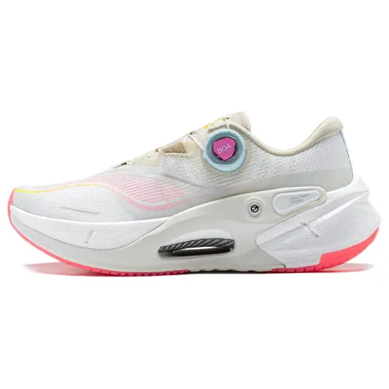 LINING Furious Rider 7.0 PRO V2 Running Shoes Women's Low-Top Ivory/Gravel Gray