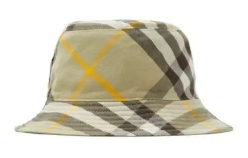 Burberry check-pattern reversible bucket hat