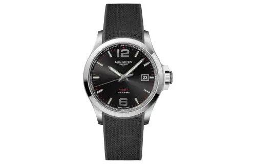 LONGINES Comcast V.H.P Series Quartz Movement 50m Waterproof Men's Watches Watch 43mm Black Dial