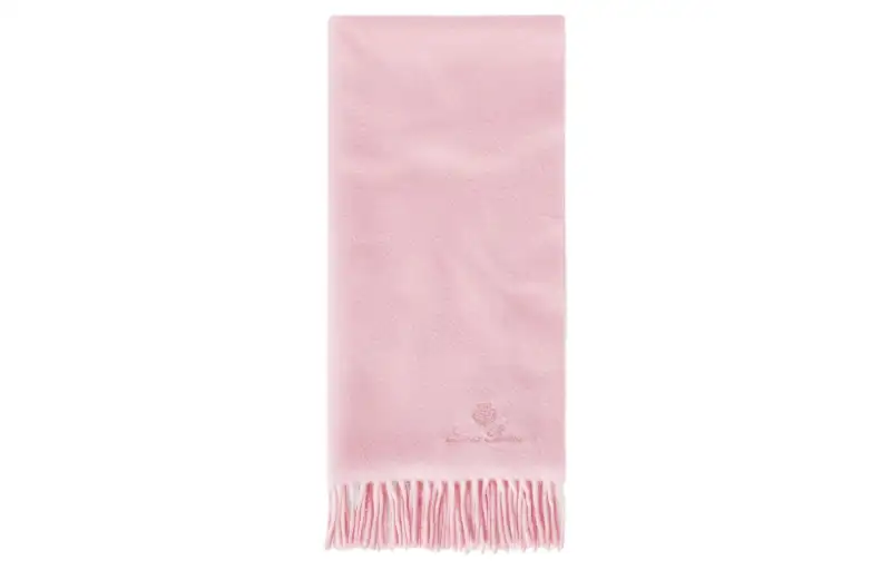 Loro Piana Knit Scarves Women's Pink