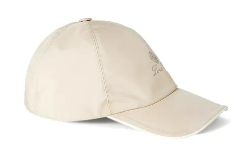 Loro Piana Cotton Baseball Caps Women's Light Khaki