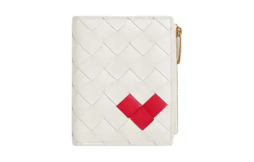 Bottega Veneta Intrecciato Bi-Fold Zipped Small Wallet