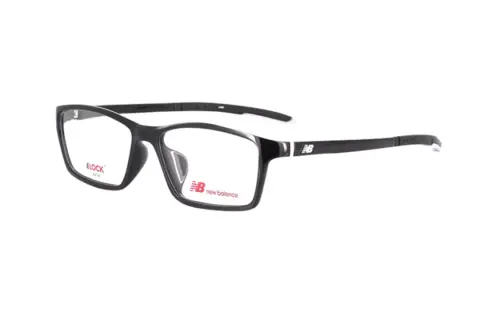 New Balance Injection Molded Irregular Shape Eyeglass Frames Men's Black/Gray